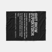 Show Supervisor A Problem Solving Expert Who Fixes フリースブランケット (正面(横))