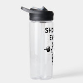 SHOW UP EVERY DAY Water Bottle Gym Motivation ウォーターボトル (右面)