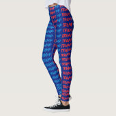 Show Your Support: Trump Colors Leggings レギンス (左)