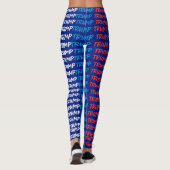 Show Your Support: Trump Colors Leggings レギンス (裏面)
