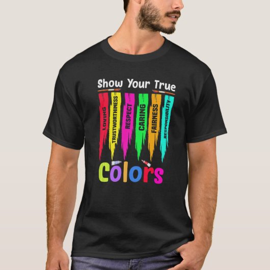 Show your true colours   tシャツ (正面)