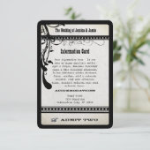 Showbill Information Enclosureの2つのヴィンテージを許可 エンクロージャーカード (スタンド正面)