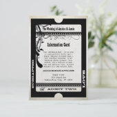 Showbill Information Enclosureの2つのヴィンテージを許可 エンクロージャーカード (スタンド正面)