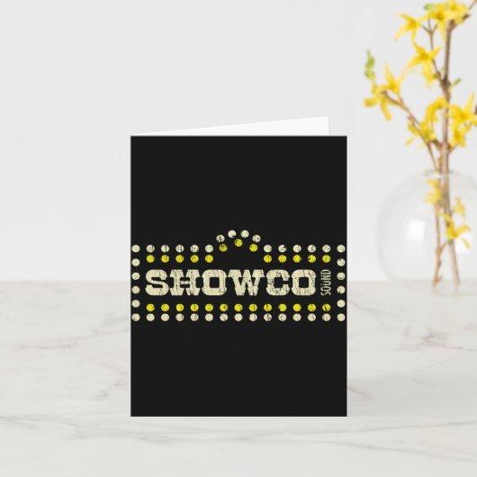 Showco Sound 1970 カード (黄色い花)