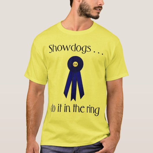 Showdogsはリングのそれをします Tシャツ (正面)