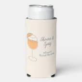 Shower and Spritz Bubbly Cocktail Bridal Shower スリム缶クーラー (Seltzer正面)