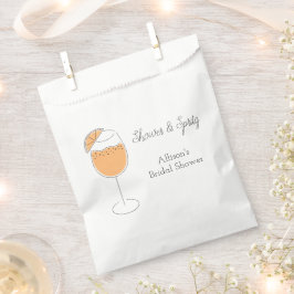 Shower and Spritz Bubbly Cocktail Bridal Shower フェイバーバッグ