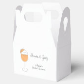 Shower and Spritz Bubbly Cocktail Bridal Shower フェイバーボックス (オープン)