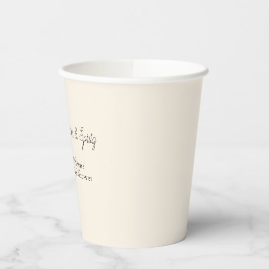 Shower and Spritz Bubbly Cocktail Bridal Shower 紙コップ (左)