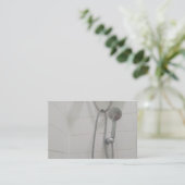 Shower bath bathroom business card 名刺 (スタンド正面)