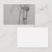 Shower bath bathroom business card 名刺 (正面/裏面)