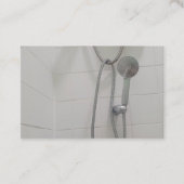 Shower bath bathroom business card 名刺 (正面)