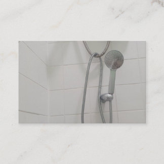 Shower bath bathroom business card 名刺