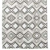 Shower curtain for contemporary bathroom シャワーカーテン (正面)