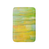 Shower Curtain Multicolor Yellow Green Orange Blue バスマット (正面縦)