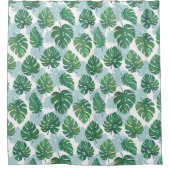 Shower Curtain - "Palm Leaves" シャワーカーテン (正面)