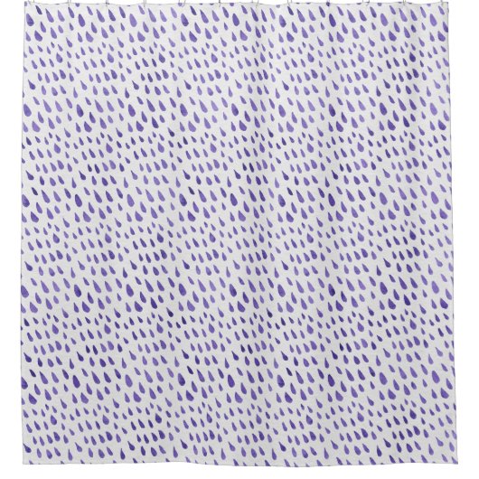 Shower Curtain - Purple Pattern シャワーカーテン (正面)