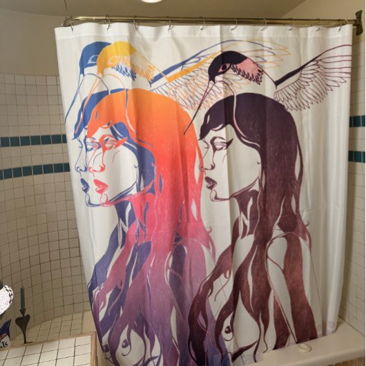 SHOWER CURTAIN studio miiri シャワーカーテン