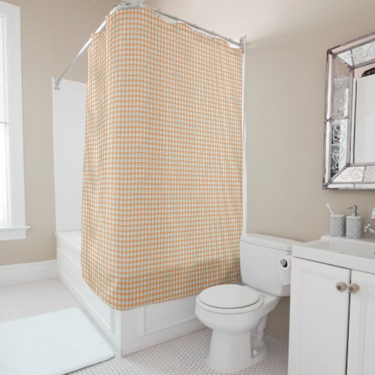 Shower curtain with a checked pattern  シャワーカーテン (インサイチュ)