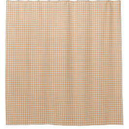 Shower curtain with a checked pattern  シャワーカーテン