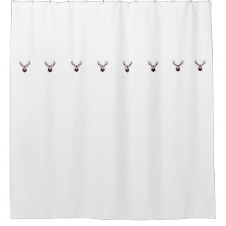 Shower curtain with deer / Duschvorhang mit Hirsch シャワーカーテン