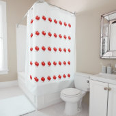Shower Curtain with hearts. シャワーカーテン (インサイチュ)