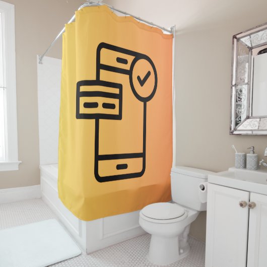 Shower Curtains Phone シャワーカーテン (インサイチュ)
