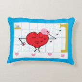 Shower Love: Blue アクセントクッション (裏面)