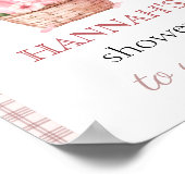 Shower Pink Fresh off the market Bridal Shower ポスター (角)