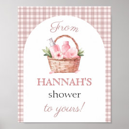 Shower Pink Fresh off the market Bridal Shower ポスター