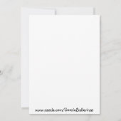 Shower Zoo Safari Customベビーのライオンのジャングル王 招待状 (裏面)