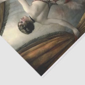 Showgirl Dancer with Gold curtains Decoupage 薄葉紙 (詳細)