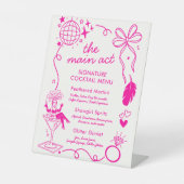 Showgirl Era Bachelorette Party Signature Drink  台座サイン (正面)