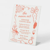 Showgirl Era Bachelorette Party Signature Drink  台座サイン (正面)