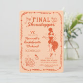 Showgirl Final Showstopperバチェロレッテ招待状 招待状 (スタンド正面)