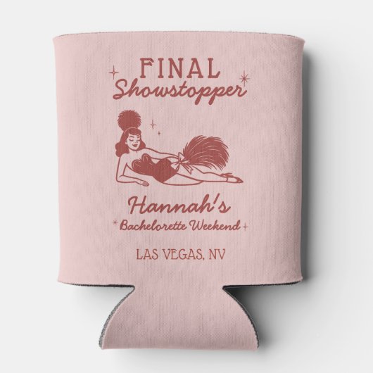 Showgirl Final Showstopper Bachelorette 缶クーラー (裏面)