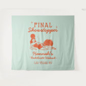 Showgirl Final Showstopper Bachelorette Backdrop タペストリー (正面(横))