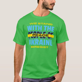 Showing solidarity for the people of Ukraine vinta Tシャツ