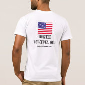 ShowProofの航跡UPAMERICA! 、または草原… -カスタマイズ Tシャツ (裏面)