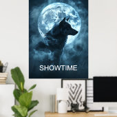 Showtime Werwolfポスター、満月の変容 ポスター (ホームオフィス)