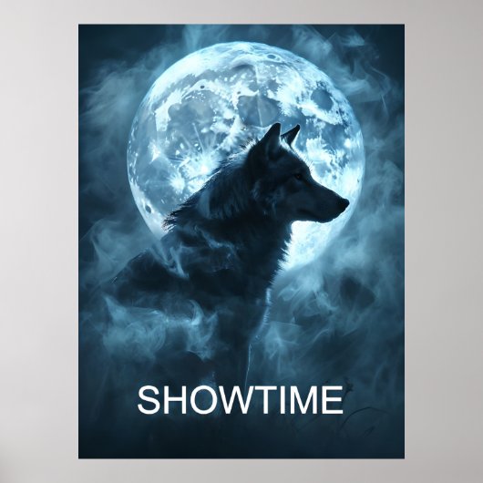 Showtime Werwolfポスター、満月の変容 ポスター (正面)