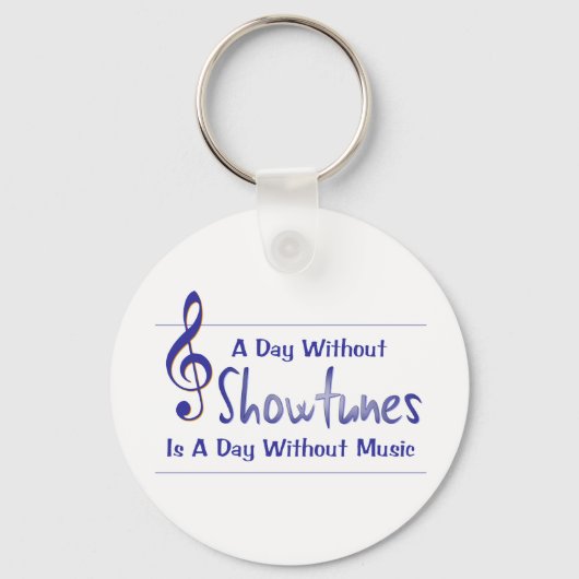 Showtunes Keychainのない日 キーホルダー (正面)