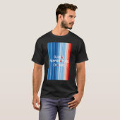 ShowYourStripesグローバル温度変化グローバル Tシャツ (正面フル)