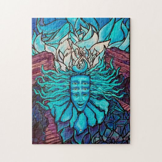 Shpongle Red Rocks Fanart Puzzle by SpaceCake ジグソーパズル (縦)