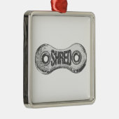 Shredバイクチェーンリンク メタルオーナメント (右)