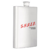 Shred、あなたは十分な懸命を試していない フラスク (右)