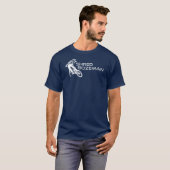 Shred Bozeman Montana Mountain Biking Tシャツ (正面フル)