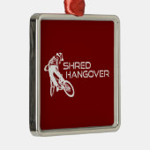Shred Hangover Arizona Mountain Biking メタルオーナメント (右)