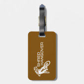 Shred Hangover Arizona Mountain Biking ラゲッジタグ (裏面縦)