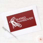 Shred Hangover Arizona Mountain Biking 長方形シール (封筒)